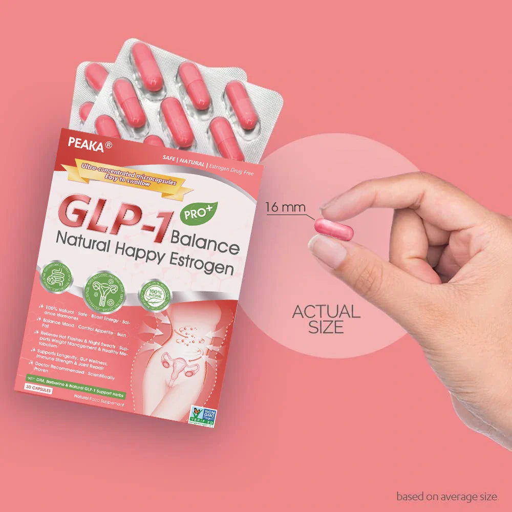 | ๐๐๐๐ข๐๐ข๐๐ฅ USA ๐๐ญ๐จ๐ซ๐ | ๐บ๐ธ PEAKAยฎ GLP-1 Natural Happy Estrogen Balance ยท Mini Concentrated Capsules ยท Easy-to-Swallow (Once a day, 7-day results ๐ชFor menopause relief, obesity, heart, diabetes, gut & joints)