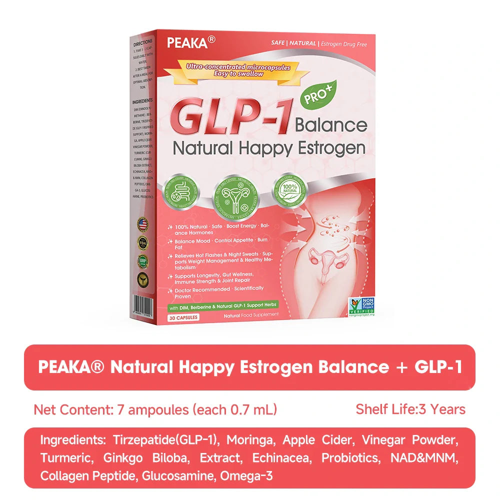 | ๐๐๐๐ข๐๐ข๐๐ฅ USA ๐๐ญ๐จ๐ซ๐ | ๐บ๐ธ PEAKAยฎ GLP-1 Natural Happy Estrogen Balance ยท Mini Concentrated Capsules ยท Easy-to-Swallow (Once a day, 7-day results ๐ชFor menopause relief, obesity, heart, diabetes, gut & joints)