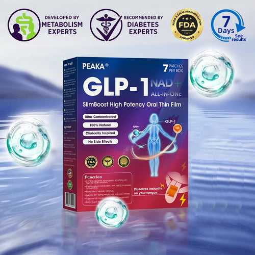 PEAKA® GLP‑1 Slimming Vitality Boost Oral Thin Film 👩⚕️🥇(Just once a week, visible changes in 7 days ✅ For obesity, cardiovascular health, diabetes, sleep apnea, joint issues, and more)
