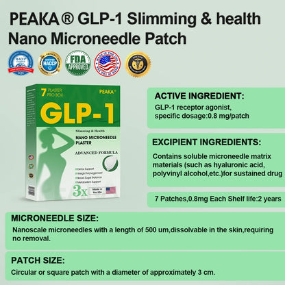 【Final Day – 80% OFF 💜】PEAKA® NIDDK-Tirzepatide Slimming & Health Nano Microneedle Patch Painless | 24/7 Fat-Burning Support | Drop a Stone Fast | Up to 90% Sugar Reduction