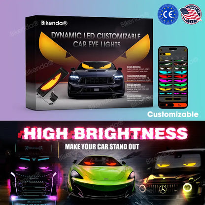 [2025 Innovation Award Winner] Bikenda® Dynamic LED Eye Lights – Style and Innovation for Your Ride!