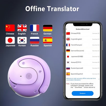 𝐋𝐚𝐬𝐭 𝐃𝐚𝐲 -𝟕𝟎% 𝐎𝐅𝐅 - Translation Earbuds: Supports 74 Languages and 70 Accents for Seamless Communication