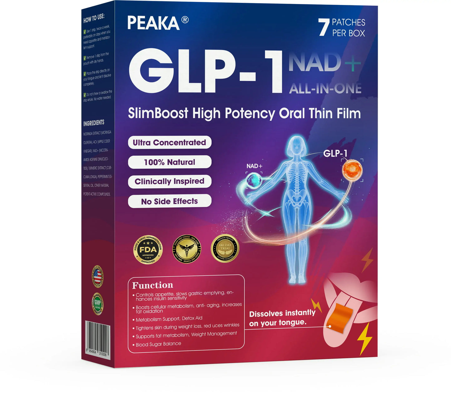𝑂𝑓𝑓𝑖𝑐𝑖𝑎𝑙 𝑆𝑡𝑜𝑟𝑒 | PEAKA® GLP‑1 Slimming Vitality Boost Oral Thin Film 👩‍⚕️🥇(Just once a week, visible changes in 7 days ✅ For obesity, cardiovascular health, diabetes, sleep apnea, joint issues, and more)