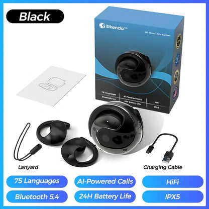 𝐋𝐚𝐬𝐭 𝐃𝐚𝐲 -𝟕𝟎% 𝐎𝐅𝐅 - Translation Earbuds: Supports 74 Languages and 70 Accents for Seamless Communication