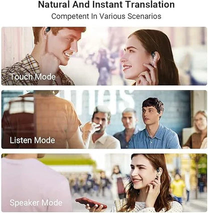 𝐋𝐚𝐬𝐭 𝐃𝐚𝐲 -𝟕𝟎% 𝐎𝐅𝐅 - Translation Earbuds: Supports 74 Languages and 70 Accents for Seamless Communication